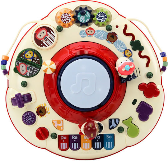 Lean Toys Τραπεζάκι Δραστηριοτήτων Interactive Educational με Μουσική, Φως και Ήχους για 18+ Μηνών