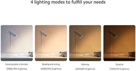 Xiaomi Διακοσμητικό Φωτιστικό LED Ρυθμιζόμενο Λευκό 20εκ.
