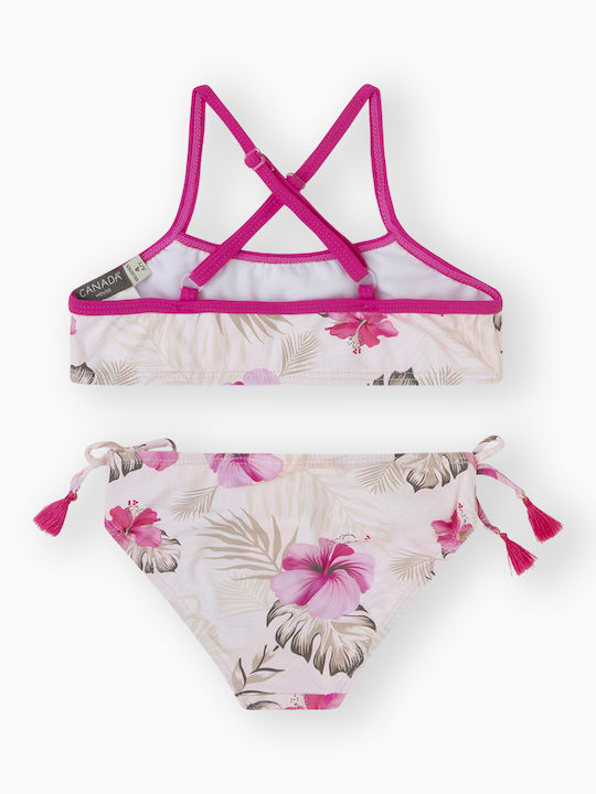 Canada House Kids Swimwear Bikini Pink Floral