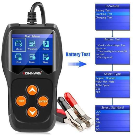 Konnwei Digital Battery Tester