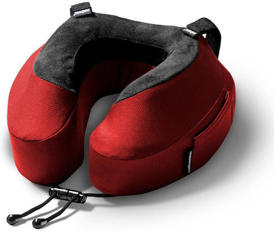 Cabeau Evolution S3 Μαξιλαράκι Ταξιδίου Memory Foam με Θήκη Μεταφοράς Κόκκινο