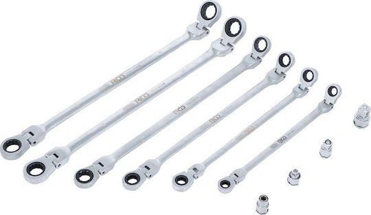 BGS Technic Σετ 10 Μονά Κλειδιά Πολύγωνα Σπαστά με Μηχανισμό Καστάνιας