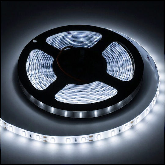 Bandă LED Albă 5 M Lungime 12v Dc 33w Putere Ip65 4500 Lm