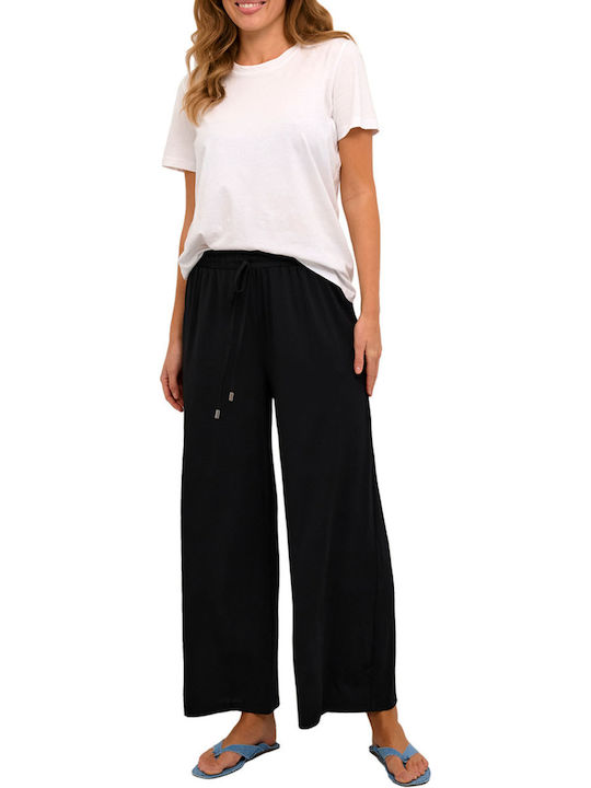 Damen Hochbund Pantaloons mit Gummiband Schwarze