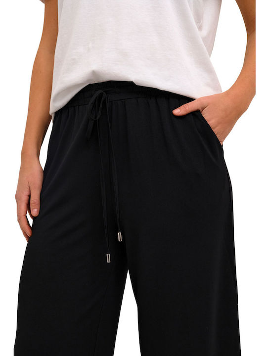 Damen Hochbund Pantaloons mit Gummiband Schwarze