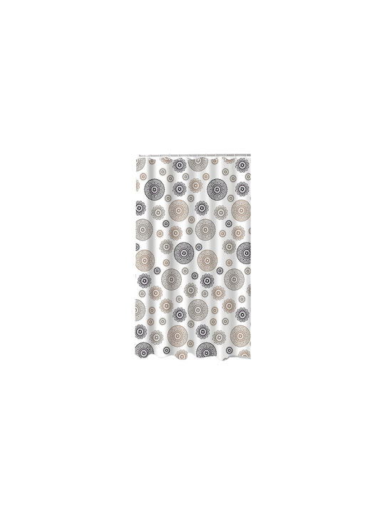 Ionion Shower Curtain 180x180cm Circles
