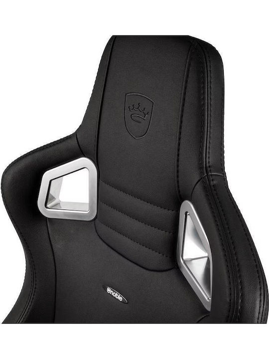 Noblechairs Epic Black Edition Καρέκλα Gaming Δερματίνης με Ρυθμιζόμενα Μπράτσα Μαύρη