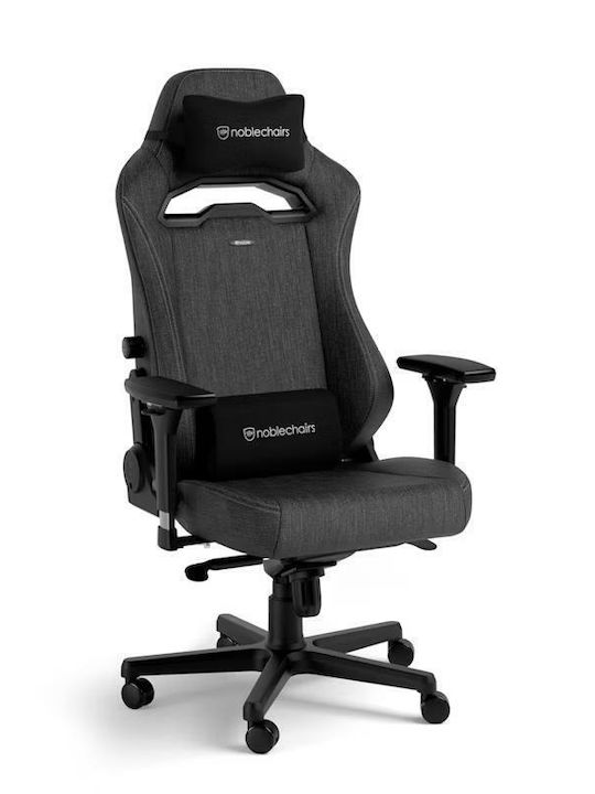 Noblechairs Hero ST TX Υφασμάτινη Καρέκλα Gaming με Ρυθμιζόμενα Μπράτσα Γκρι