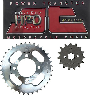 JT Sprockets Chain & Sprocket Kit (14-36-428HPOGB) for Daytona Velos