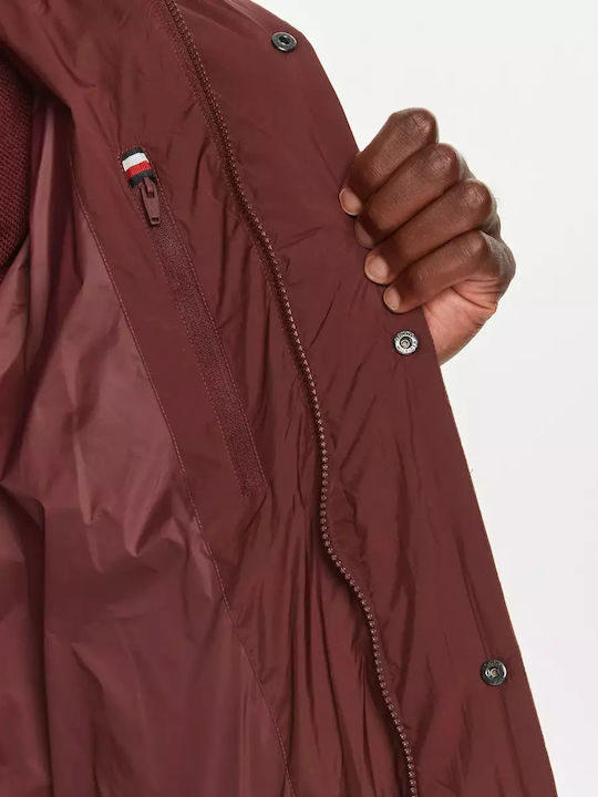 Jacke Puffer Burgundisch