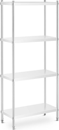 Metal Storage Shelf Gastronomy Up To 200 Kg 80 X 40 X 180 Cm