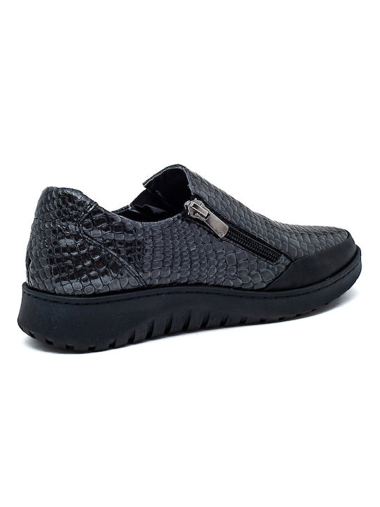 Franchesca Moretti Women's Moccasins in Black Color