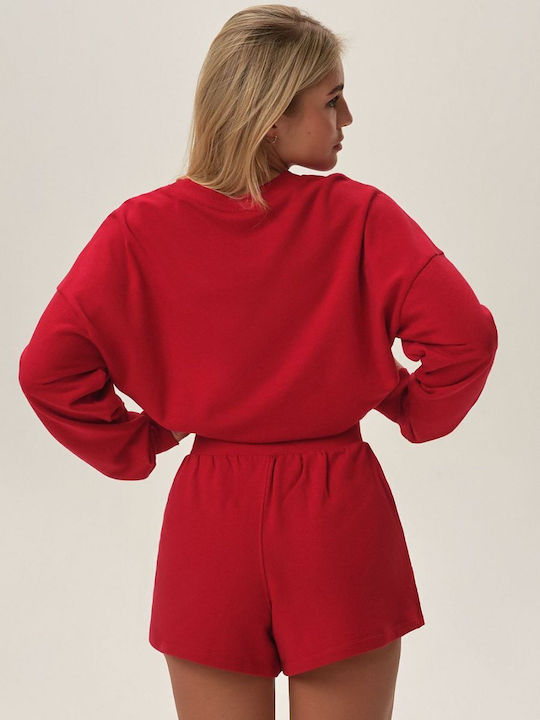 Henderson Winter Damen Pyjama-Set Red