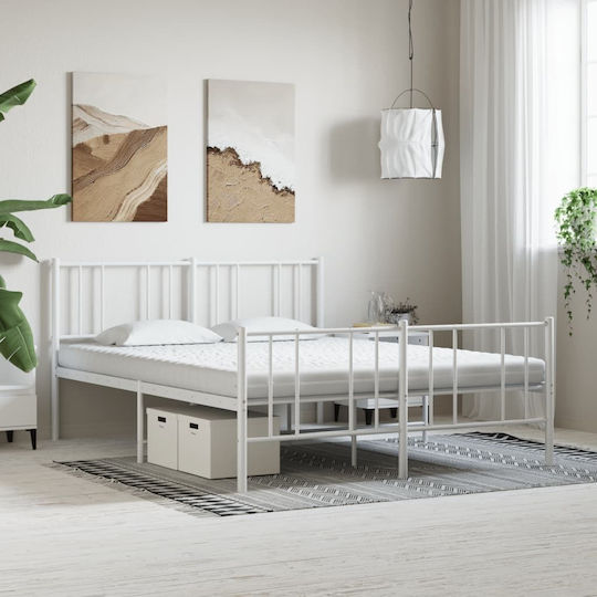 7-Zonen-Schaummatratze Härtegrad 20 ILD Weiß 200x220cm 1 Stk Doppel Weiß