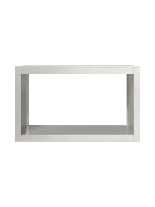 vidaXL Inox Ράφι Αποθήκευσης Ξύλων 100x40x60cm Καφέ