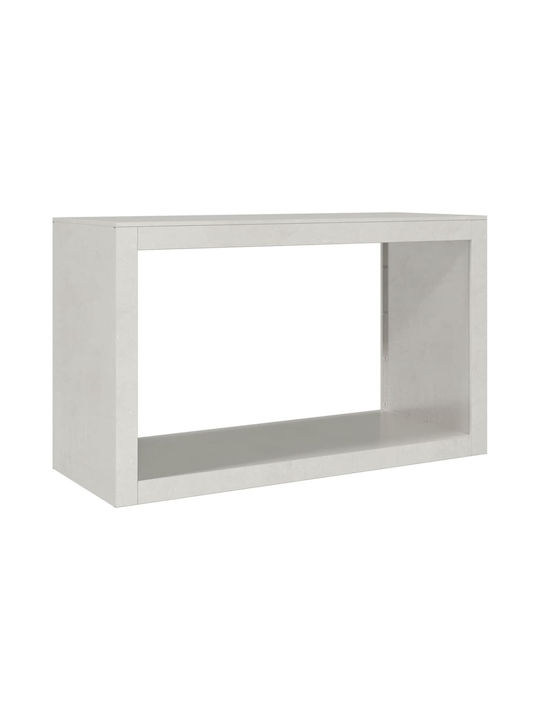 vidaXL Inox Ράφι Αποθήκευσης Ξύλων 100x40x60cm Καφέ