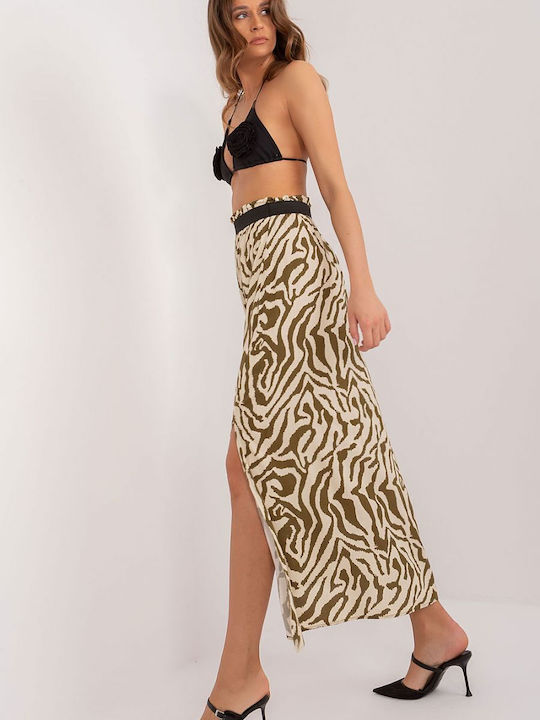 Sublevel Maxi Skirt Khaki