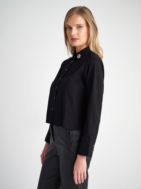 Staff Women's Long Sleeve Shirt Black