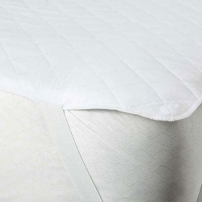 Nima Double Quilted Mattress Cover with Elastic Straps White 150x200cm