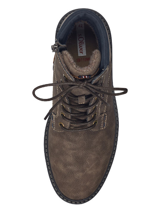 Leather Brown Men's Boots Anatomical
