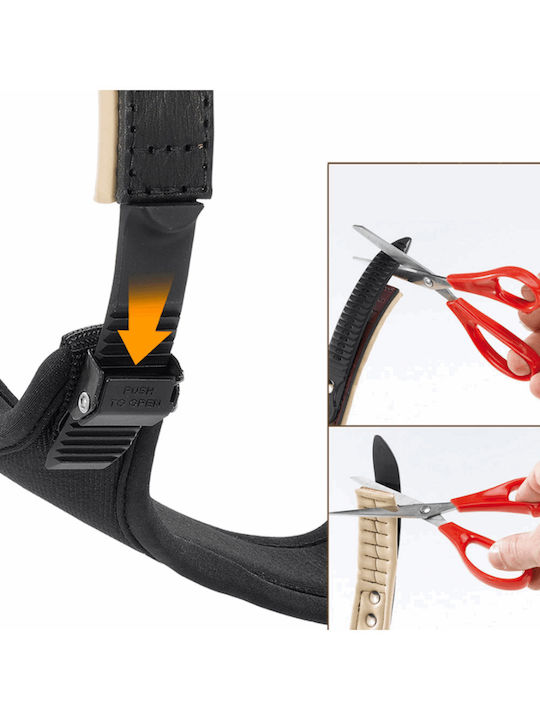 Ferplast Σαμαράκι Σκύλου Giotto P Μαύρο Small 76111917