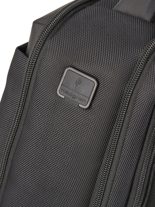 Hedgren Backpack Αδιάβροχο 17.6lt Μαύρο