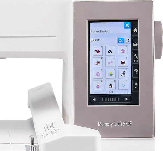 Janome Επαγγελματική Ραπτομηχανή Embroidery MC550E