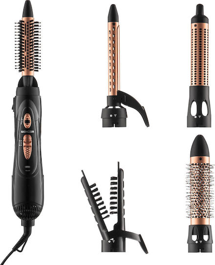 Sencor Ceramic Electric Hair Brush with Air for Hair Straightening and Curls 1000W