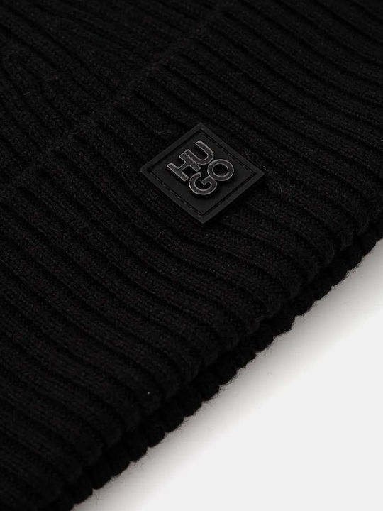 Beanie Ανδρικός Σκούφος Πλεκτός σε Μαύρο χρώμα