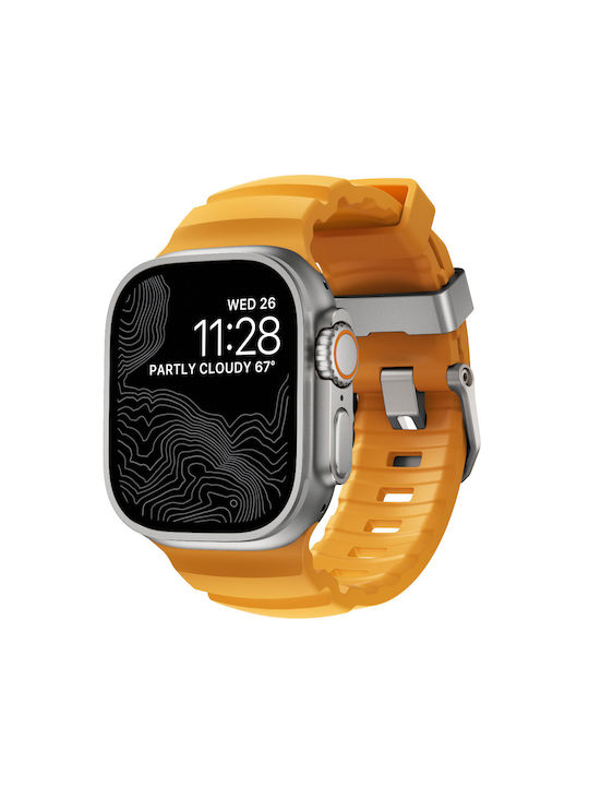 Nomad Rocky Point Λουράκι Κίτρινο (Apple Watch 42/44/45mm/Ultra 49mm) NM013602858