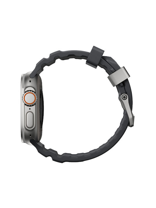 Nomad Rocky Point Каишка Черен (Apple Watch 44/45/46mm/Ultra 49mm)