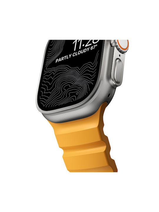 Nomad Rocky Point Каишка Жълт (Apple Watch 44/45/46mm/Ultra 49mm)
