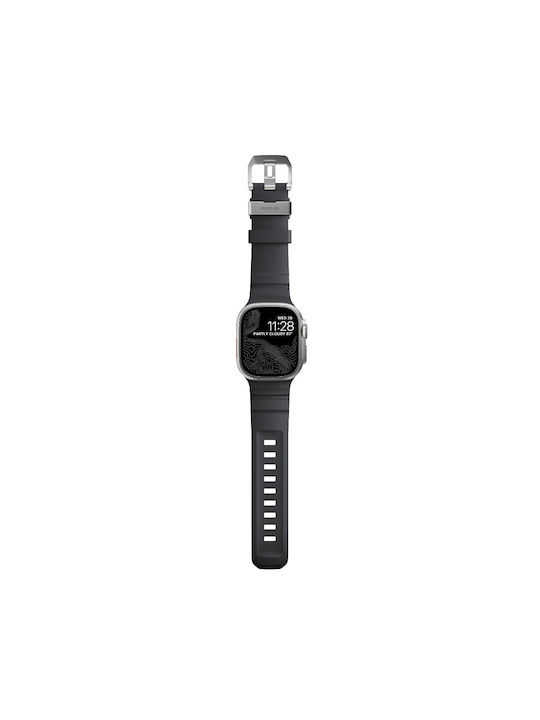 Nomad Rocky Point Каишка Черен (Apple Watch 44/45/46mm/Ultra 49mm)
