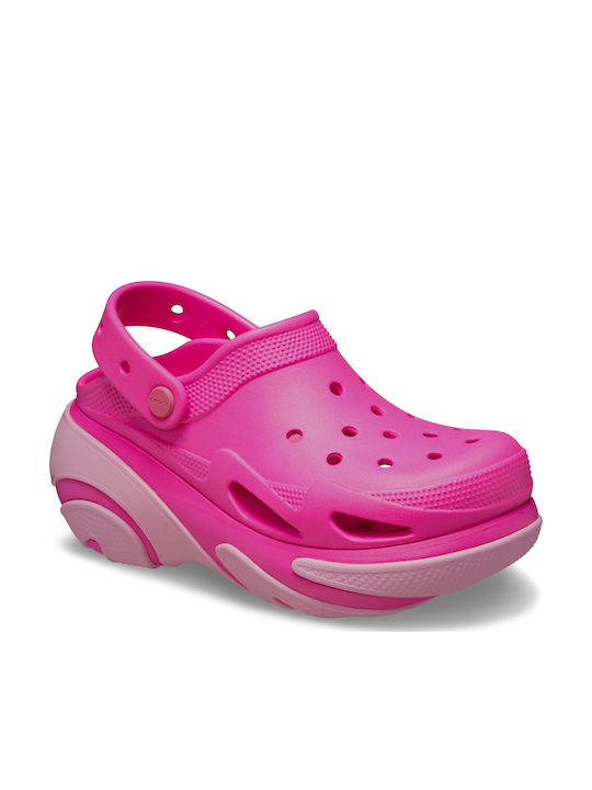 Crocs Bubble Crush Дамски сабо Фуксия