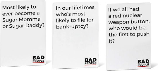 Разширение на играта Bad People White за 3-10 играчи 17+ години (EN) Dyce Games