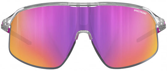 Julbo Fahrradbrillen mit Rosa Rahmen und Photochrom Linsen