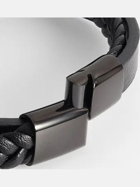 Bode Herren Armband Identität mit Kreuz Design aus Leder