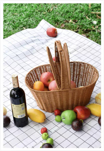 Picnic Basket Romantic Dimensions 41x27x34cm 8840