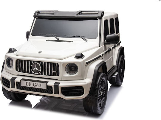Mercedes G63 Διθέσιο με Τηλεκοντρόλ 24 Volt Λευκό