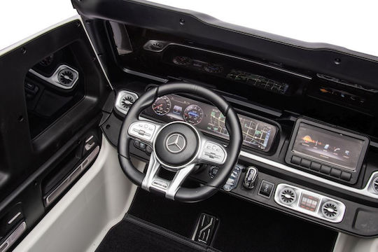 Mercedes G63 Διθέσιο με Τηλεκοντρόλ 24 Volt Λευκό