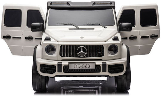 Mercedes G63 Διθέσιο με Τηλεκοντρόλ 24 Volt Λευκό