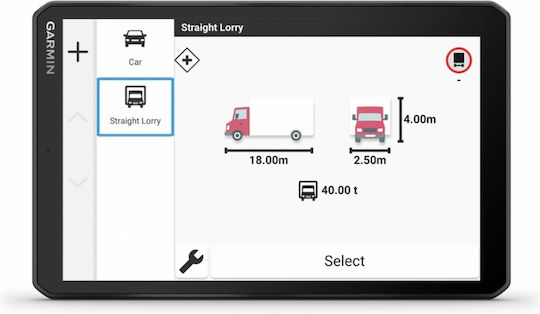 Gps Garmin Dezl Lgv820 Εε+νότια Αφρική