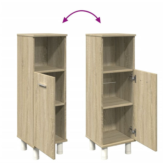 vidaXL Ντουλάπι Μπάνιου 30.5x30x95cm Sonoma