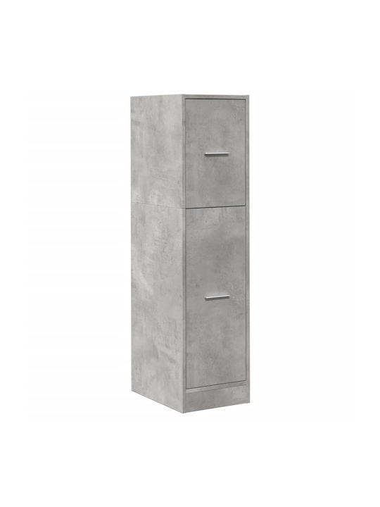 Sertar de Birou Metalică Gri 30x41x118cm