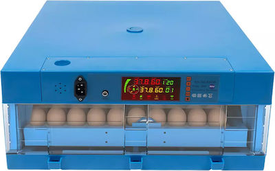 Egg Incubator 64 Egg Capacity Automatic Temperature Control Blue