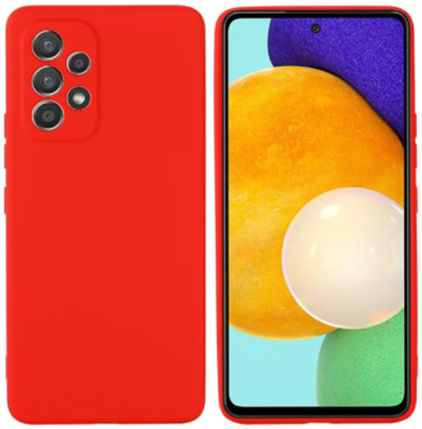 5g Back Cover Σιλικόνης Κόκκινο (Galaxy A73)