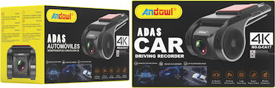 Andowl 4K Windshield Car DVR with Adhesive Tape