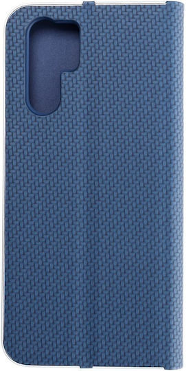 Forcell Luna Carbon Book Plastic Blue (Huawei P30 Pro)