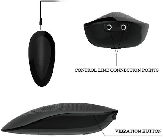 Baile Realistisch Vibrator mit Fernbedienung 22cm Fleisch