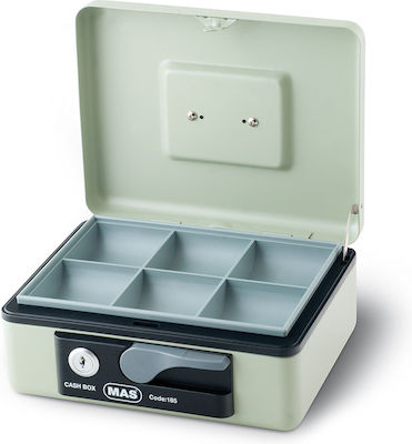 Mas Cash Box with Lock Green